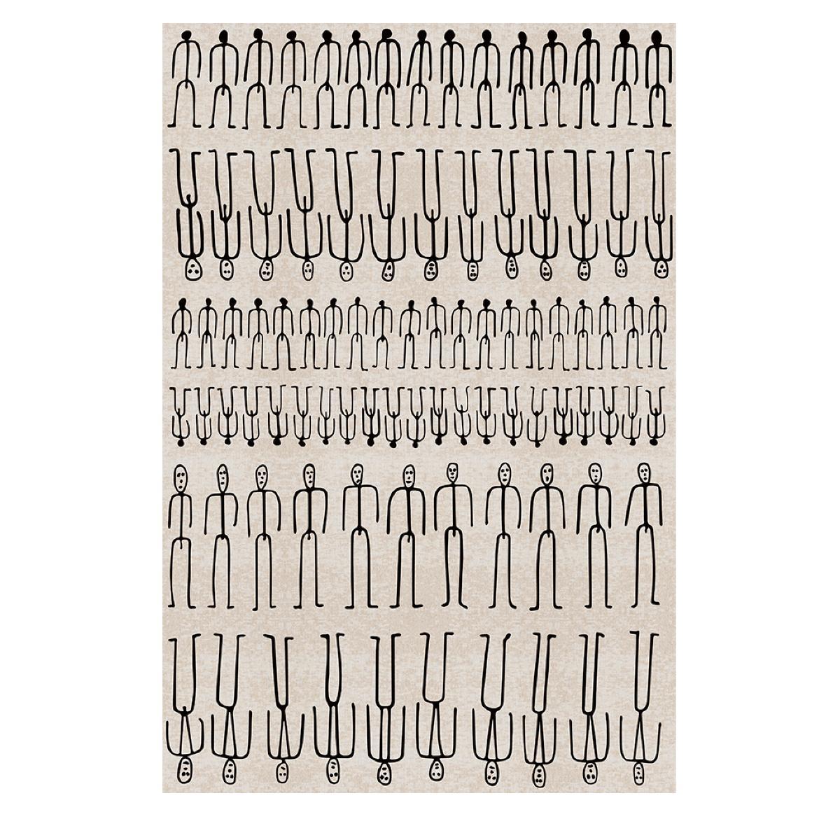 Die Teppichkollektion Genetic Tales, entworfen von Andrea Branzi, umfasst 15 einzigartige Designs in drei verschiedenen Größen: 200x300, 200x200 und 100x200. Jeder Teppich erforscht die Verbindung zwischen Genetik und Design und schlägt eine Brücke