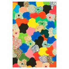 Parche de alfombra rectangular de poliéster y poliamida antideslizante by Alessandro Mendini