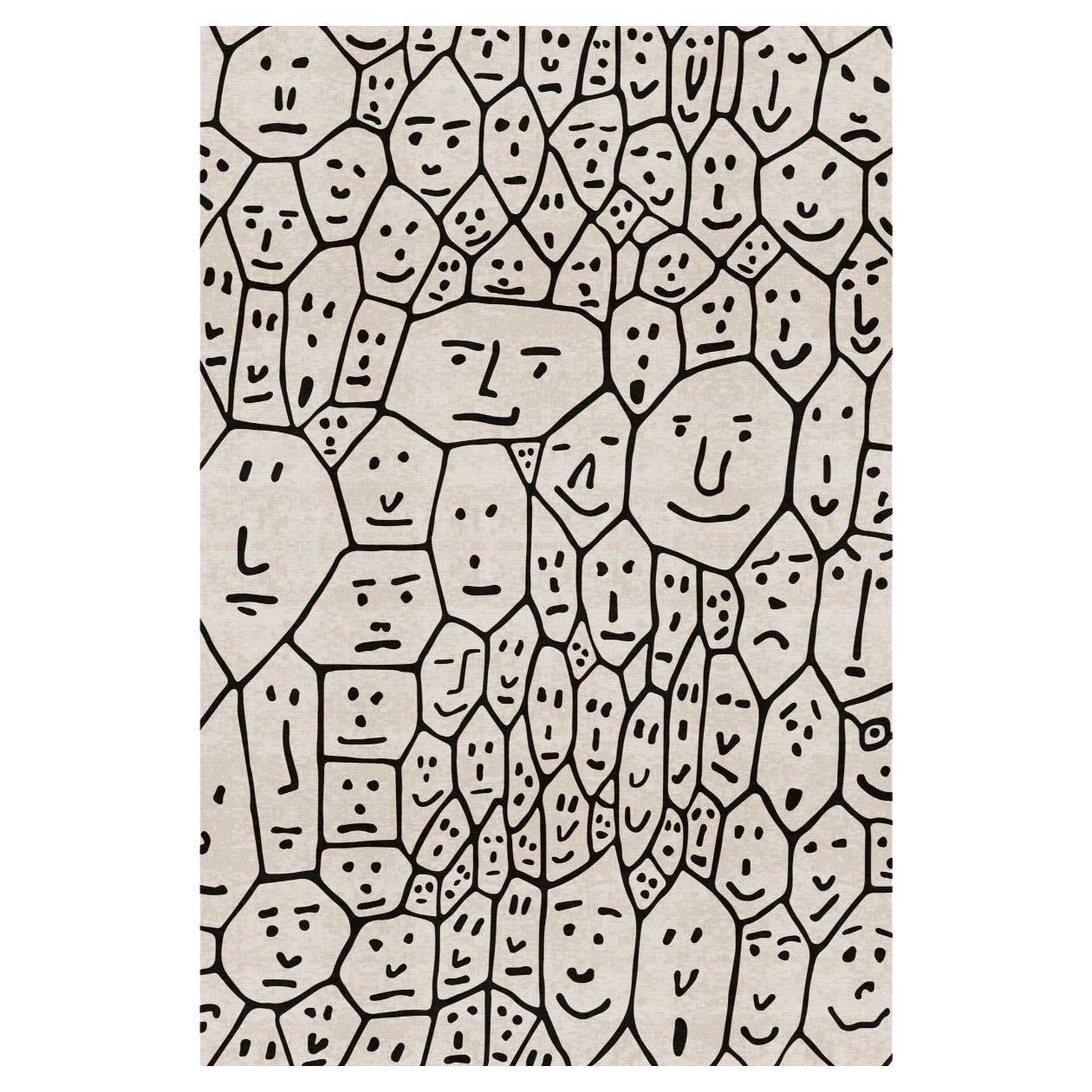 Carpet People 1 in Non-slip Polyester & Polyamide by Andrea Branzi
