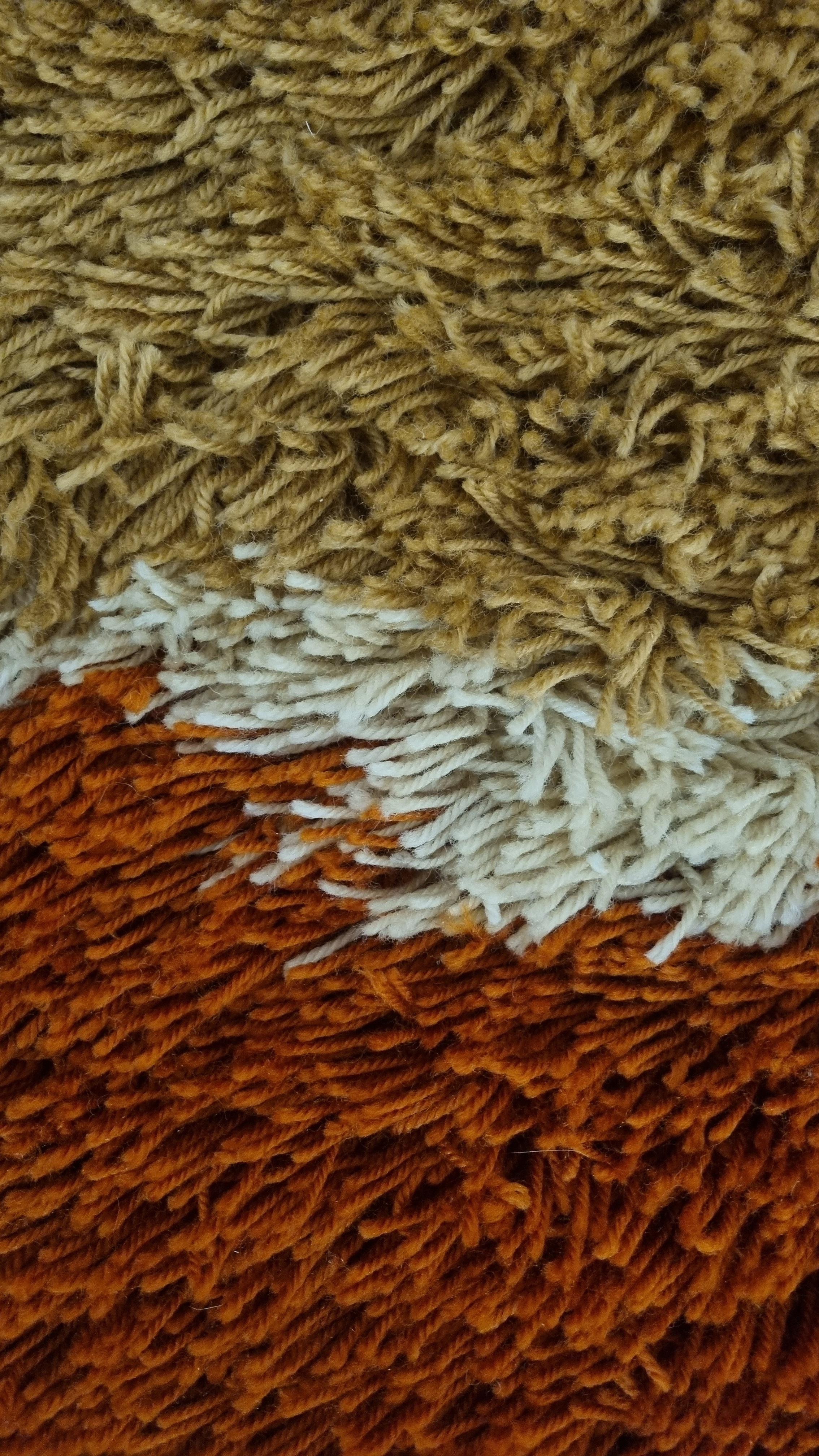 Acrilico Carpet produced by Teppich- Siegel Germany 1970s in vendita