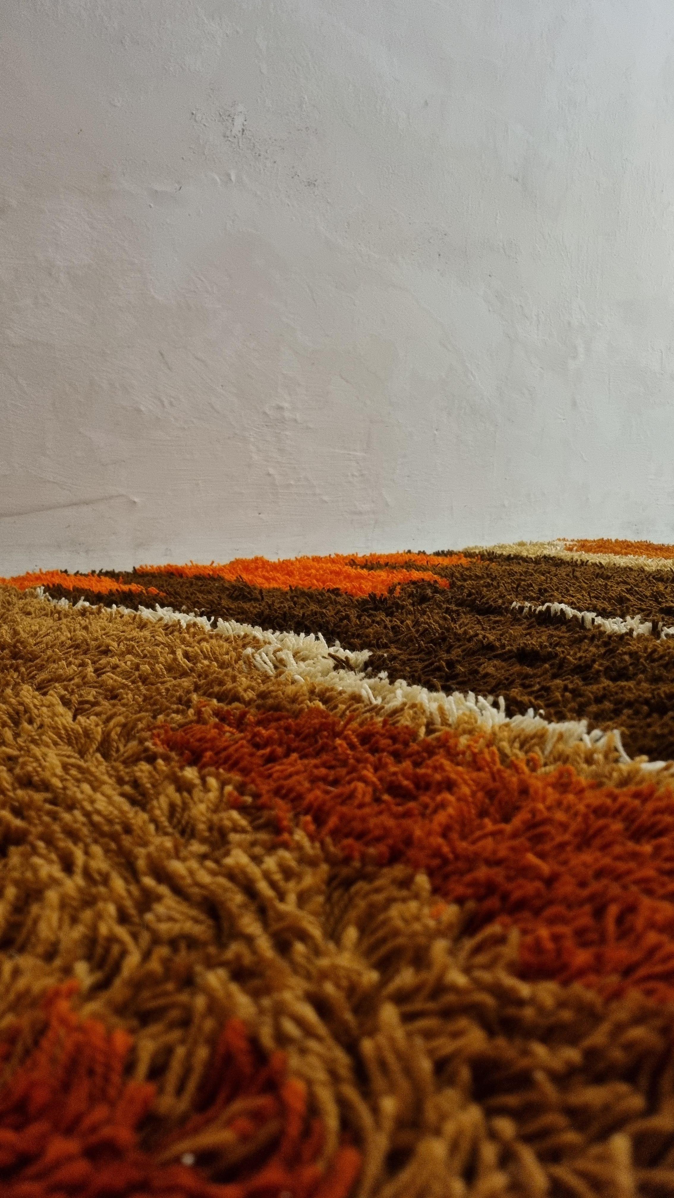 Carpet produced by Teppich- Siegel Germany 1970s in vendita 1