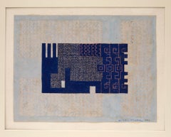 Carpet Sketch, Blue