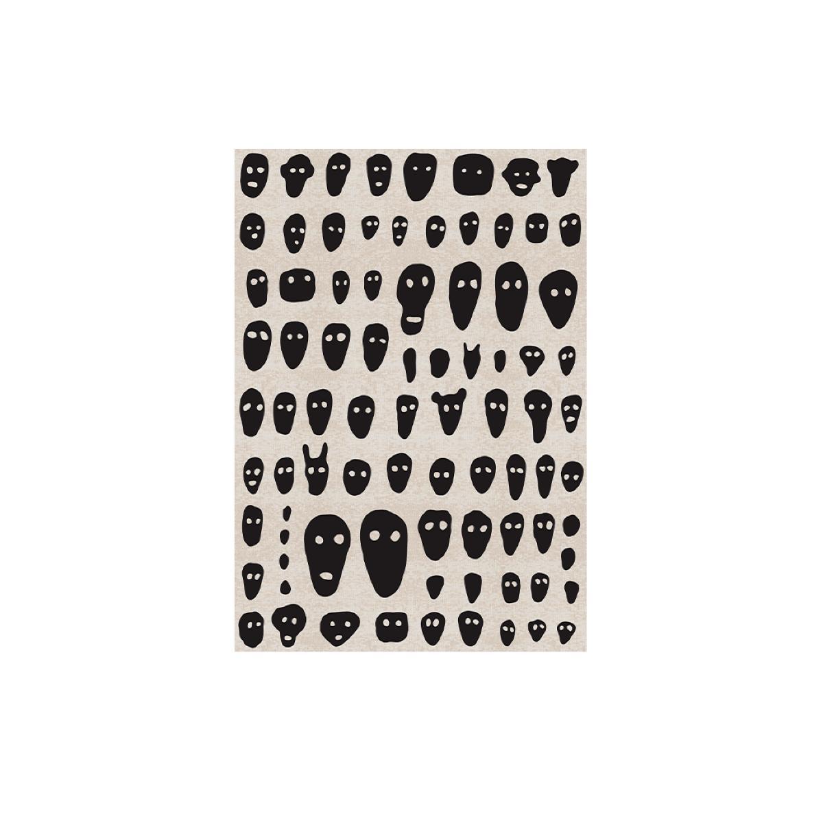 Carpet Stencils Samll in Non-slip Polyester & Polyamide by Andrea Branzi In New Condition For Sale In Brooklyn, NY