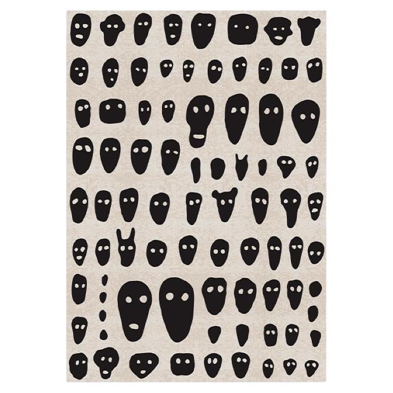 Carpet Stencils Samll in Non-slip Polyester & Polyamide by Andrea Branzi For Sale
