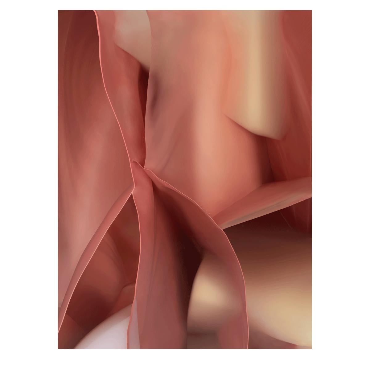 Belga Carpet Studio Nucleo Pink Opal in Poliammide (Nylon) in vendita