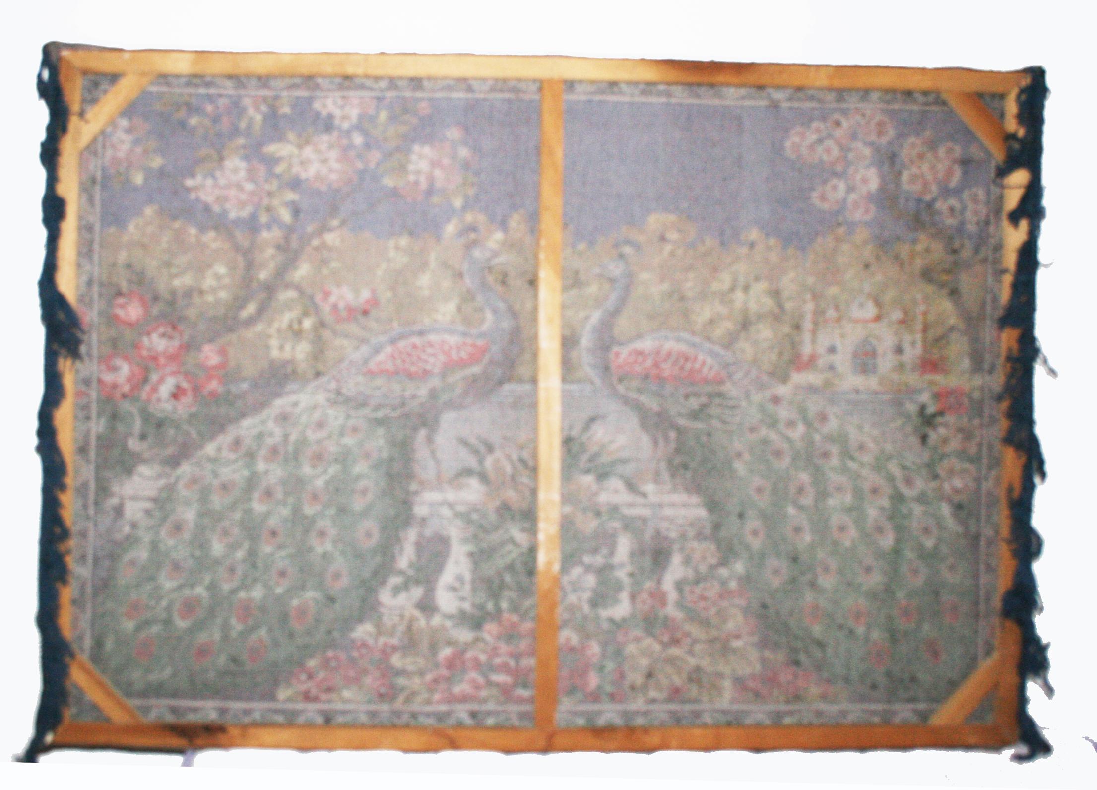 Tapestry Wall Decoration Chinoiserie Style, Carpet, Spain, 1970s In Good Condition For Sale In Mombuey, Zamora
