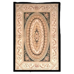 Teppich mit geknüpften Nähten im Stil von Aubusson