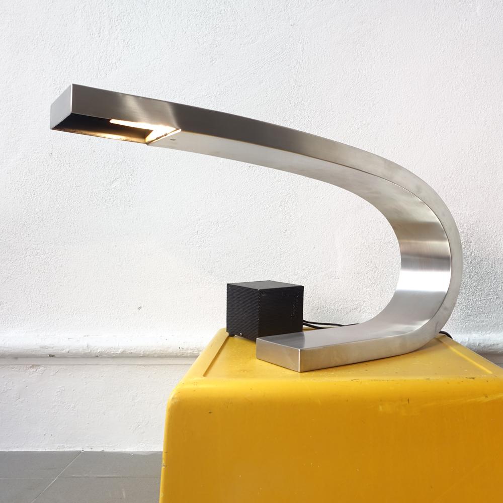Minimalist Carpyen Table Lamp by Carlos M. Serra, 1970's For Sale