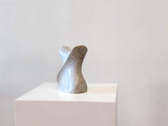 Carrara abstract Belgian sculpture