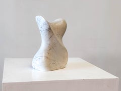 Carrara abstract Belgian sculpture