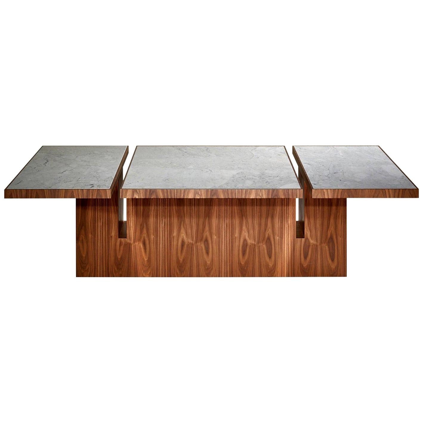 Carrara Contemporary and Customizable Dining Table for 16 Pax by Luísa Peixoto For Sale