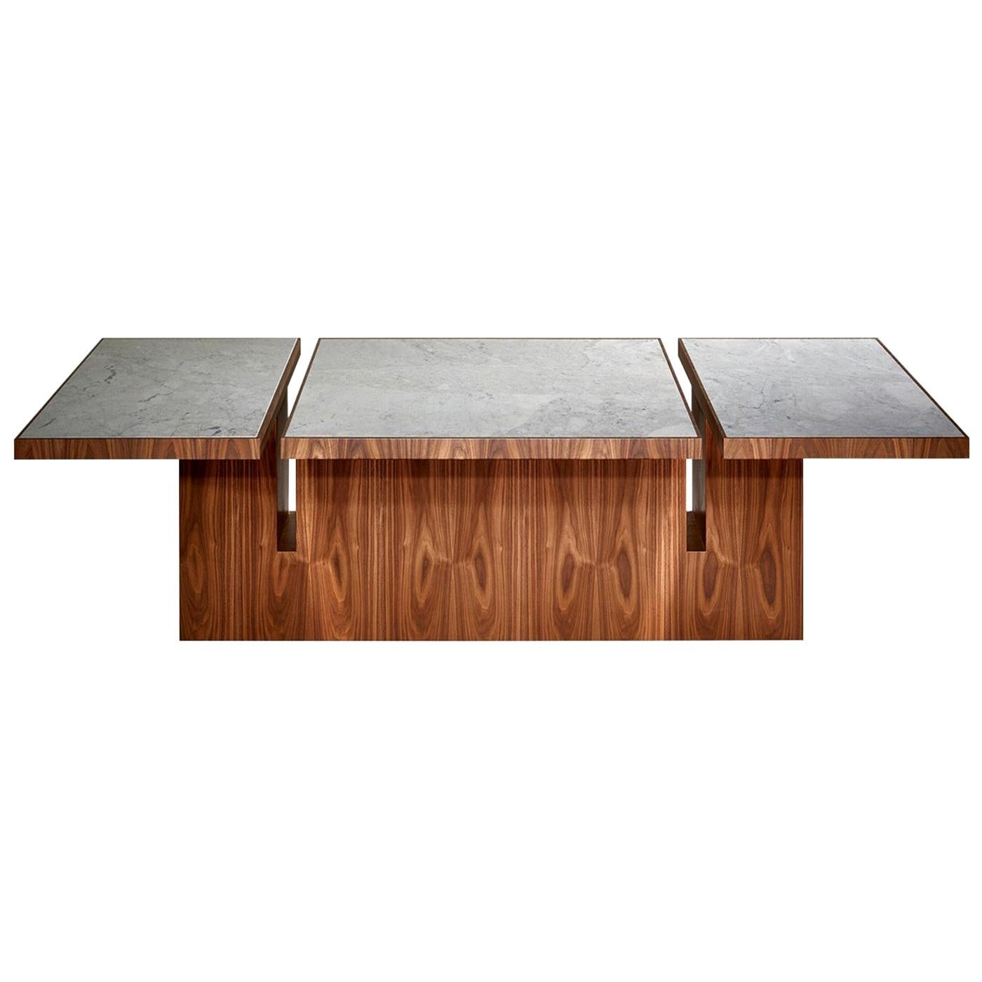 Carrara Contemporary and Customizable Dining Table for 18 Pax by Luísa Peixoto For Sale