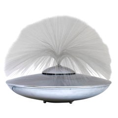 Carrara Italien, Space Age, große optische Faserlampe, Jahre ''70, Design