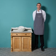 Antique Carrara Marble Wash Basin