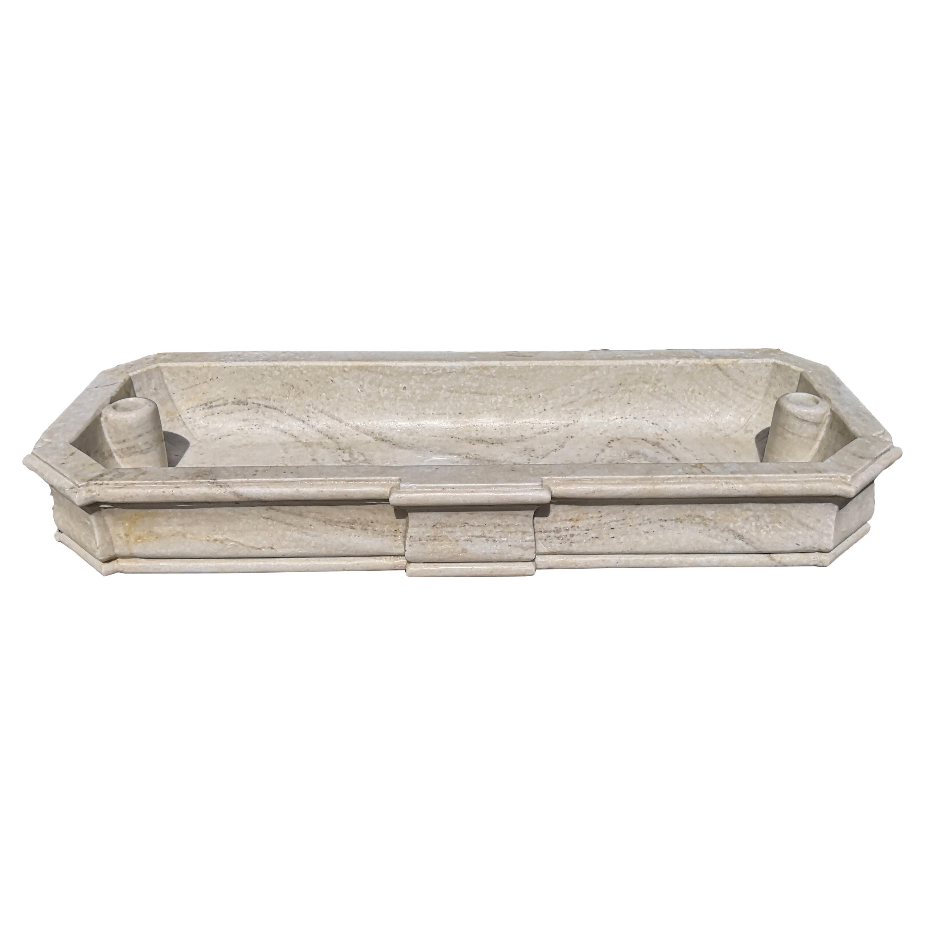 Carrara Marble Bathroom Kitchen Sink Basin For Sale