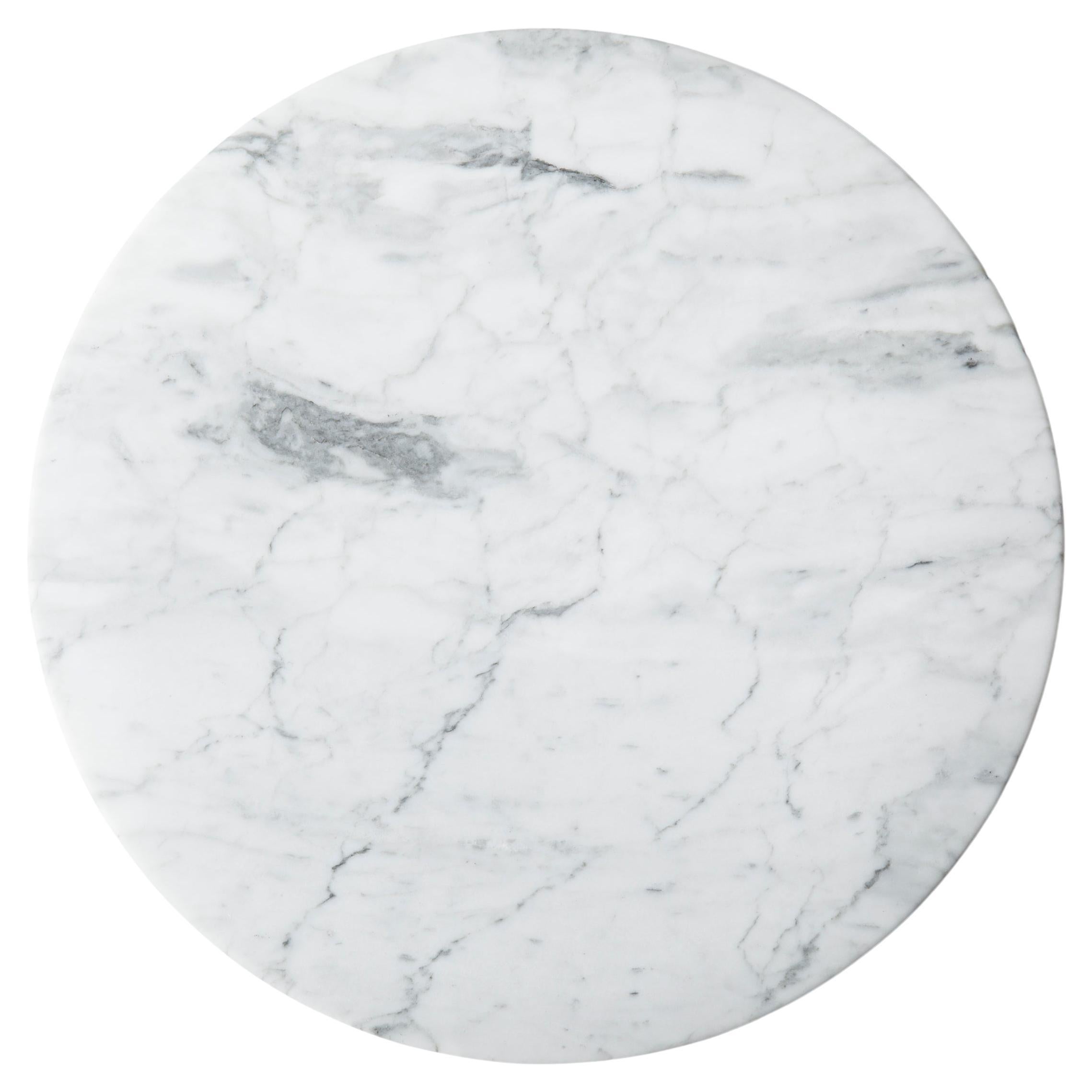 Plateau en marbre blanc Bramante de Carrare par Stories of Italy en vente