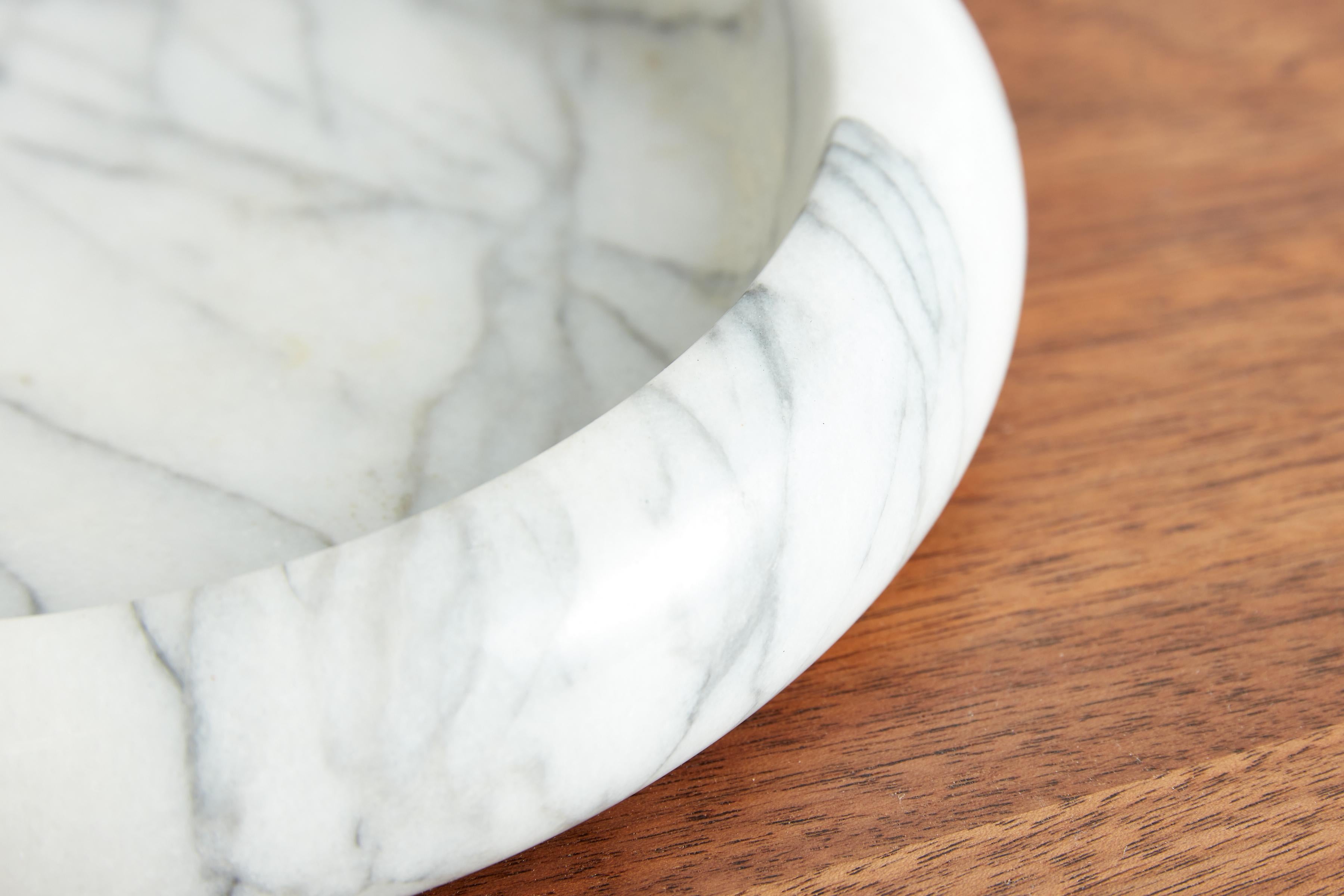 Carrara Marble Catchall For Sale 5