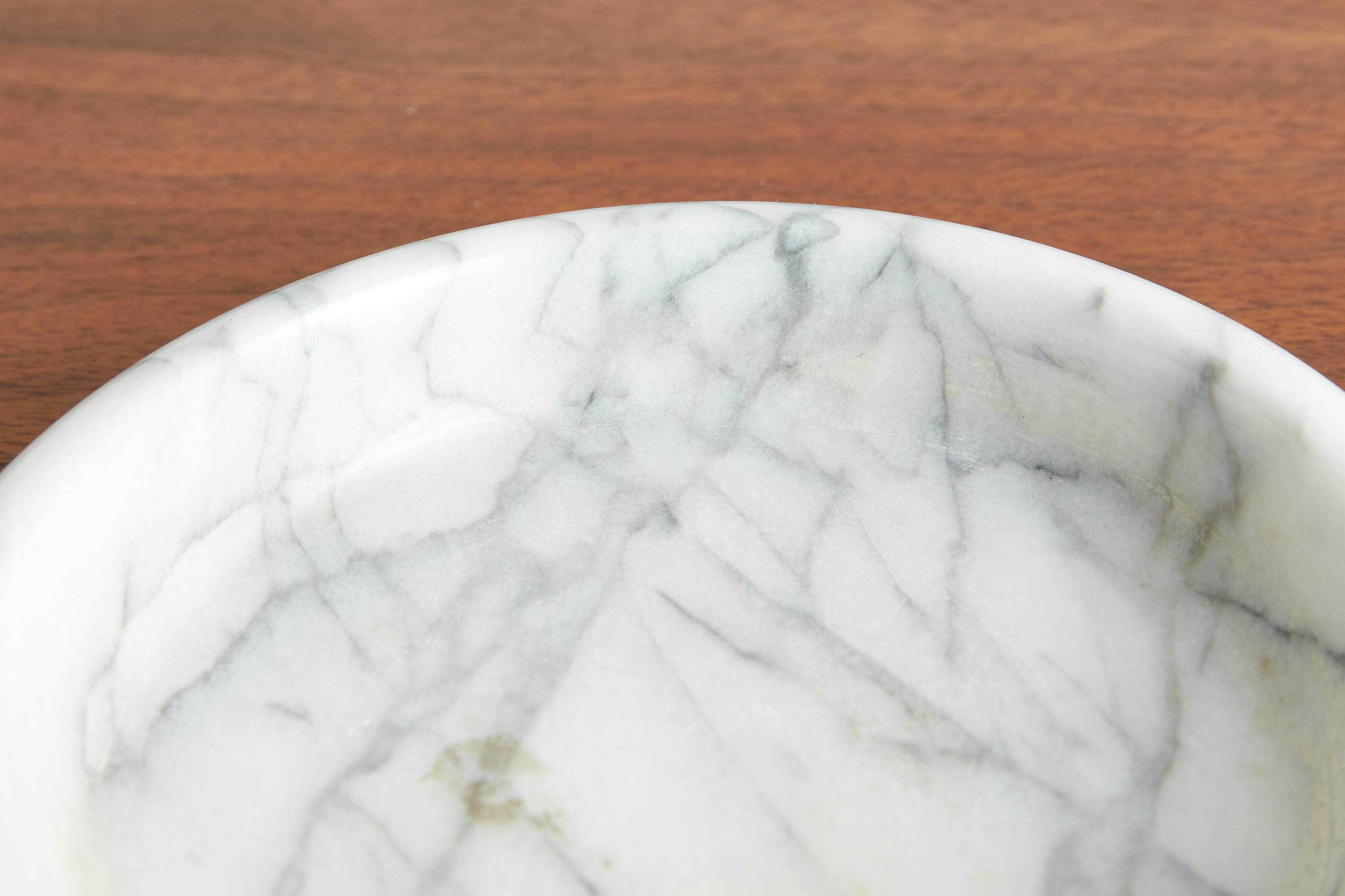 Carrara Marble Catchall For Sale 2