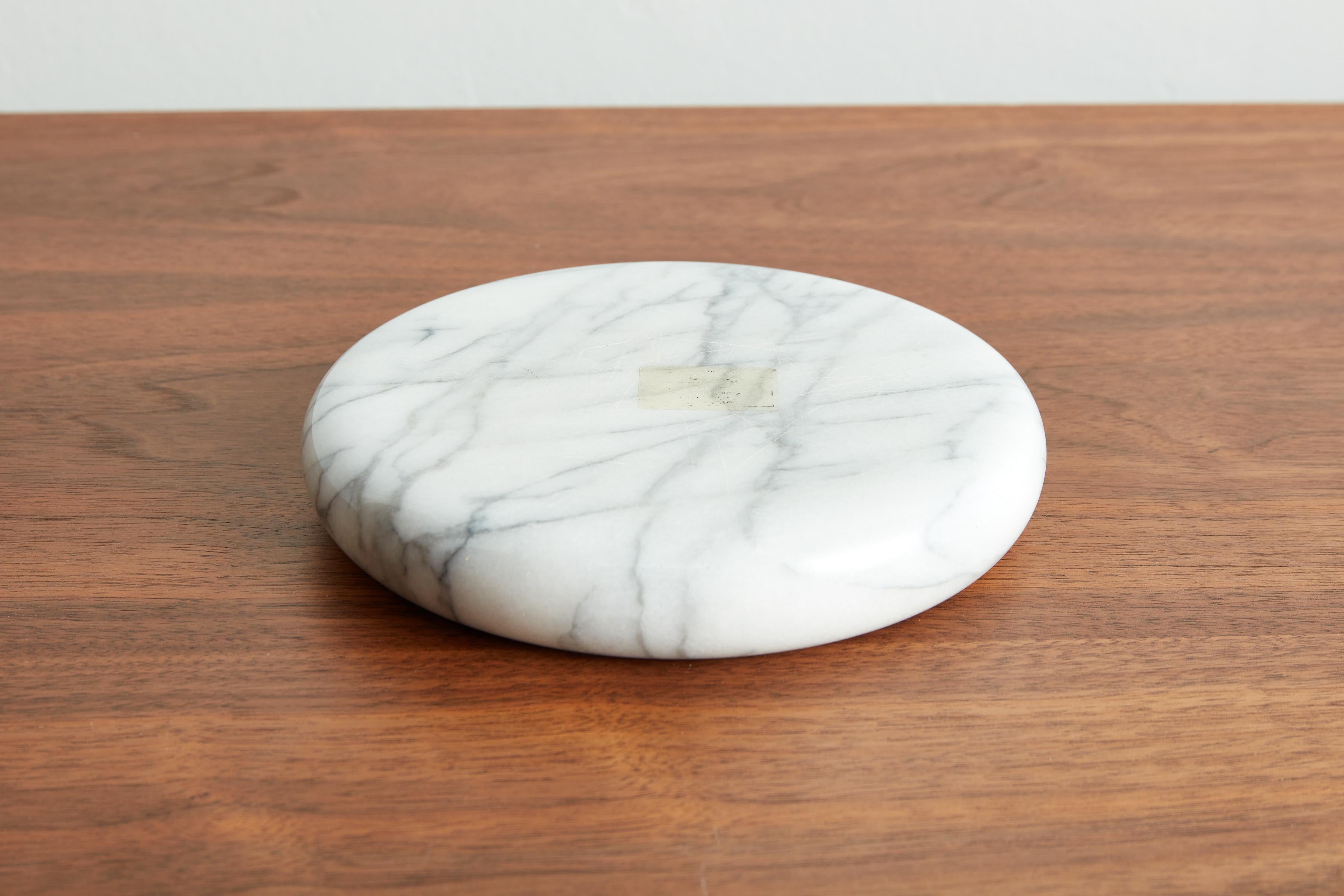 Carrara Marble Catchall For Sale 4