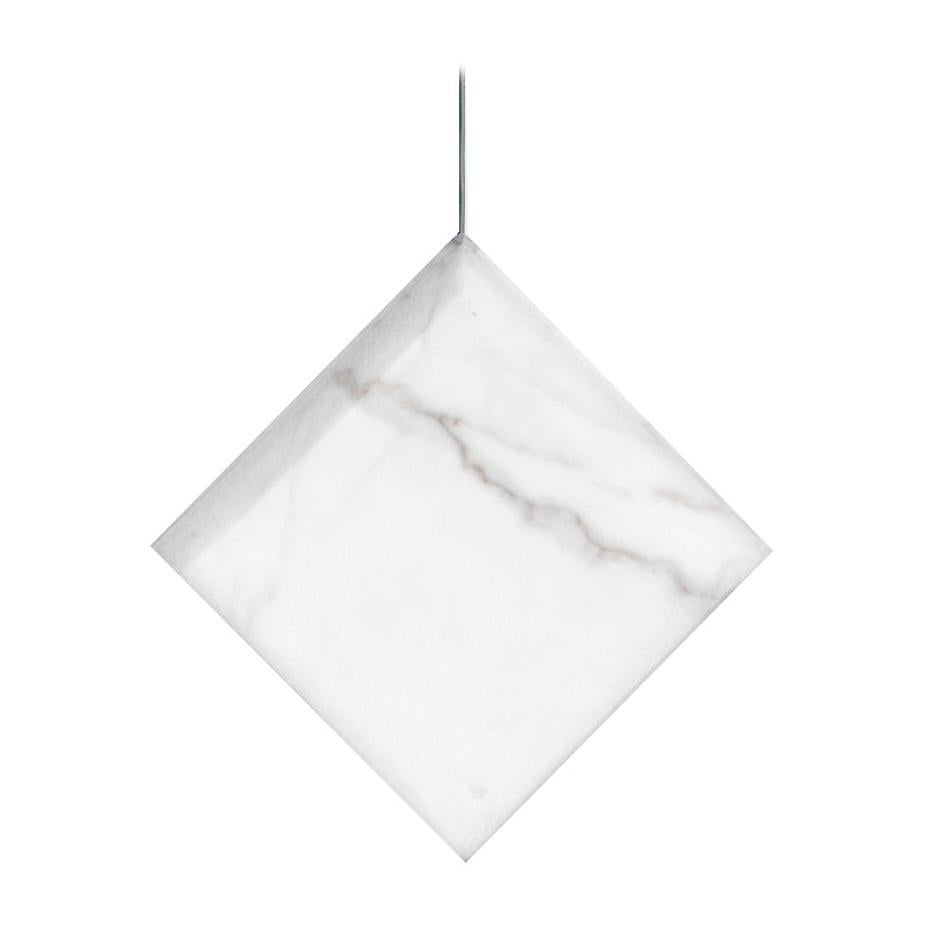 Carrara Marble Ceiling lamp "Werner Jr." in Stock For Sale