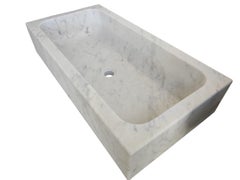 Carrara Marble Classic Kitchen Sink