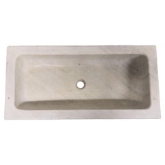Waschbecken aus Carrara-Marmor Classic