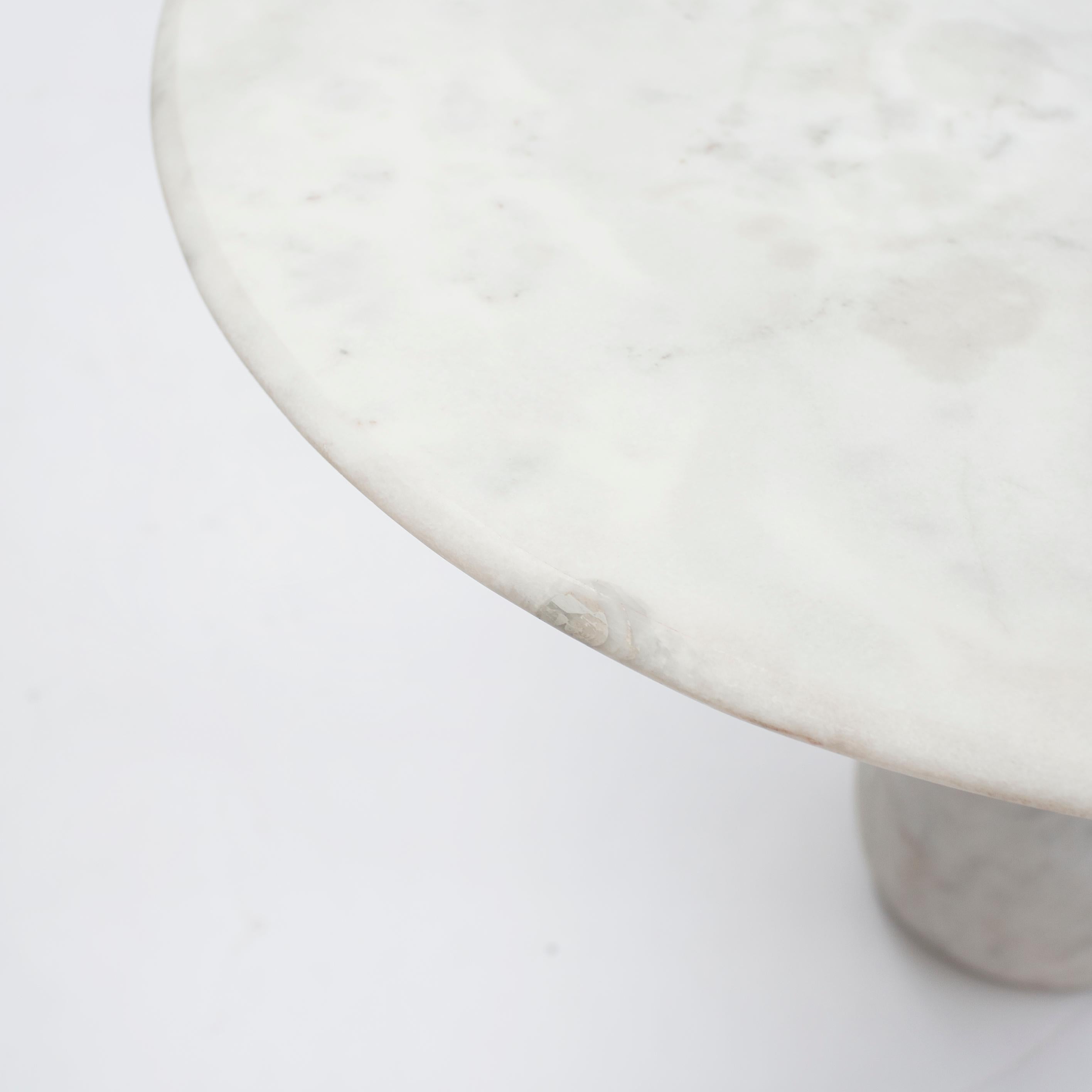 20th Century Carrara Marble Cocktail or Dining Table, 1970s