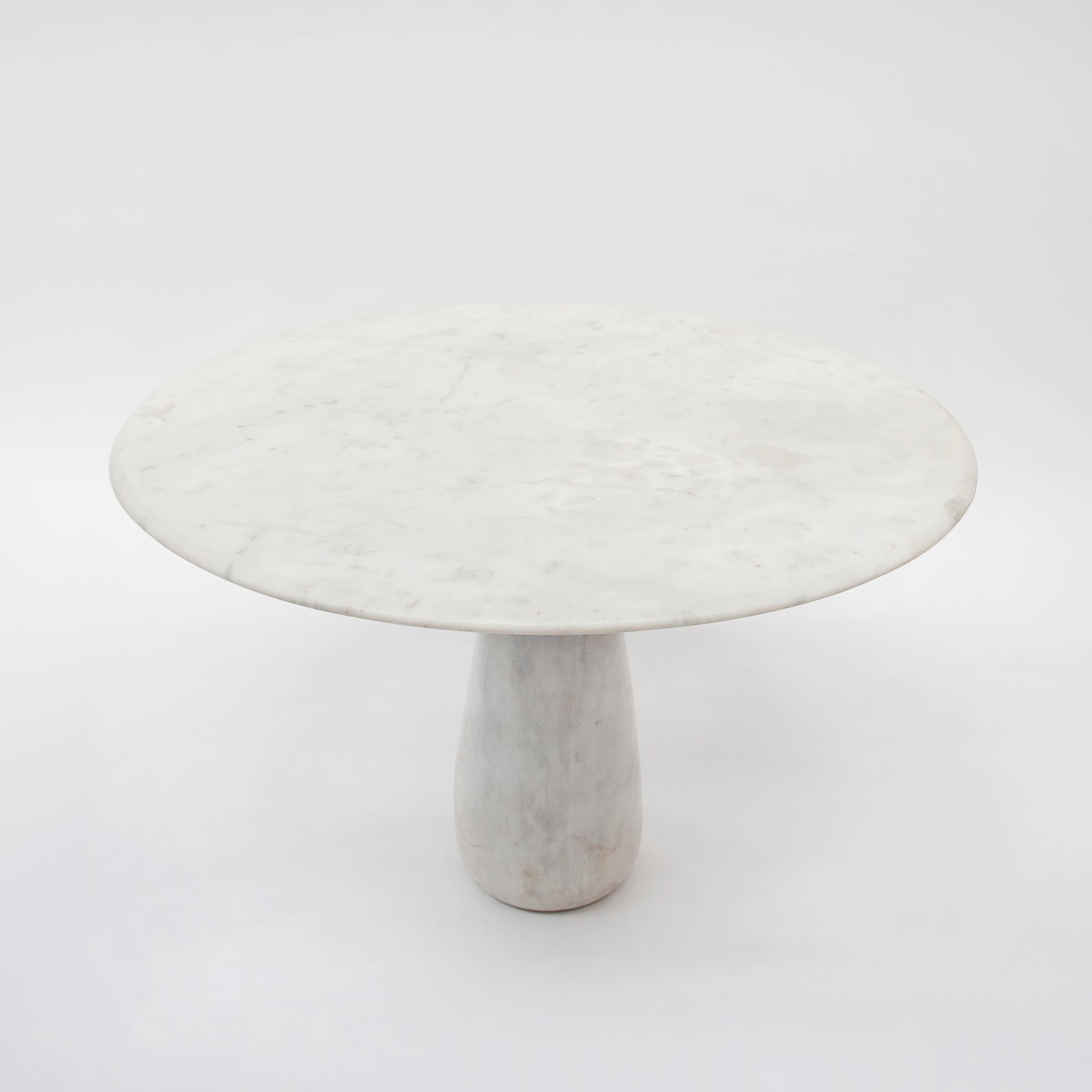 Carrara Marble Cocktail or Dining Table, 1970s 1