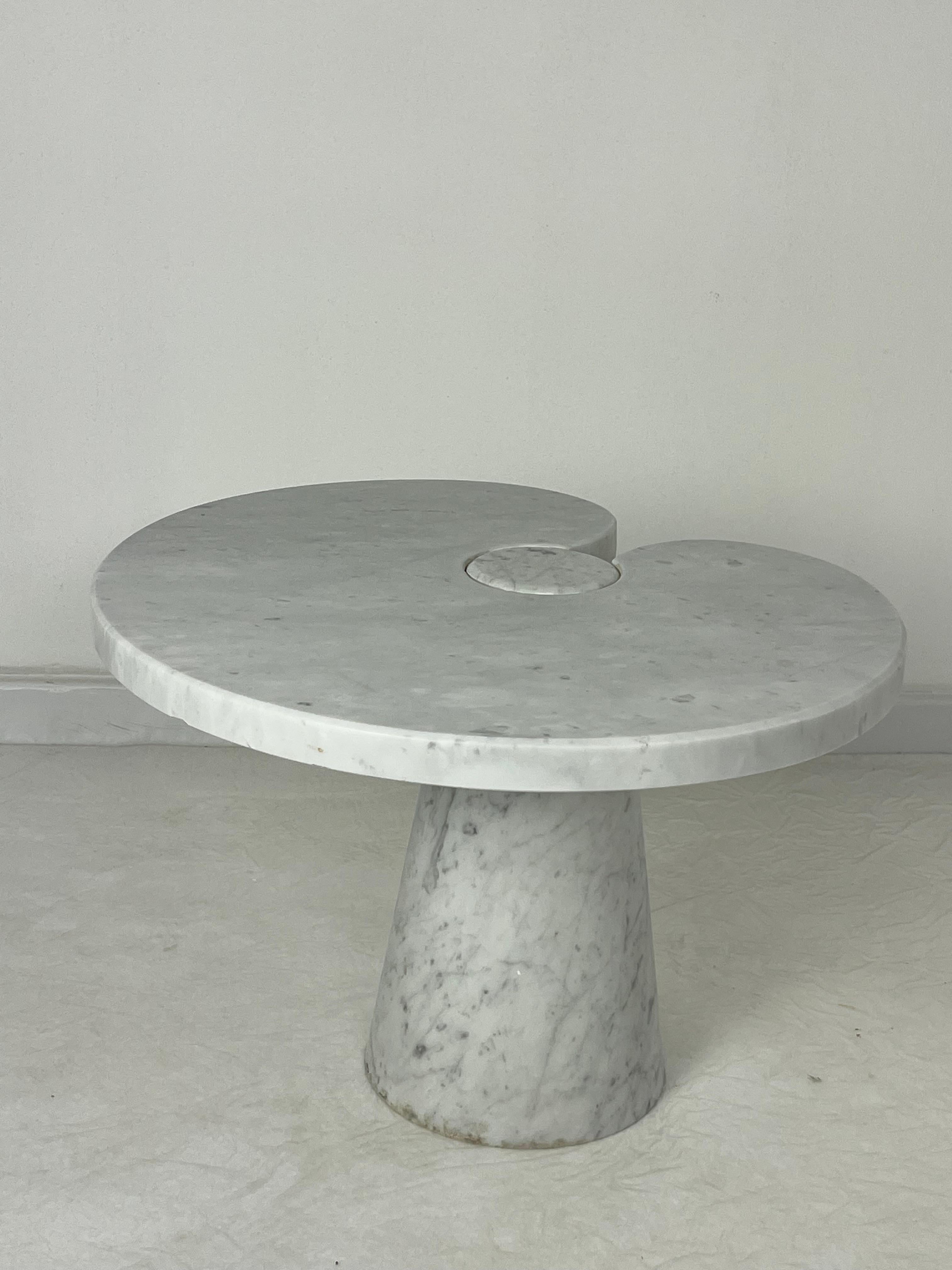 Table basse en marbre de Carrare attribuée à Angelo Mangiarotti pour Skipper, 1971 en vente 3