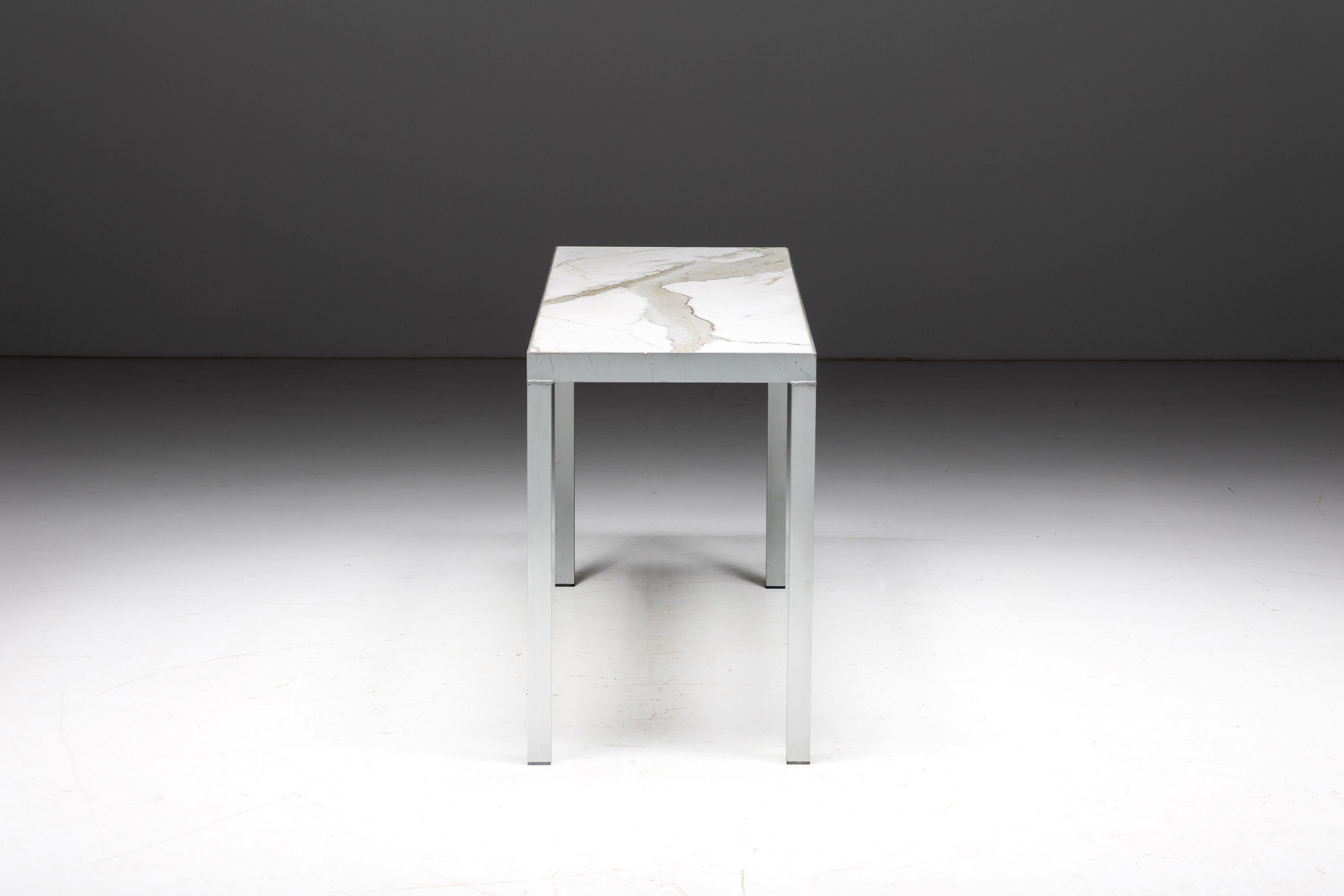 Carrara Marble Console Table by Philippe Starck, France, 1990s For Sale 7
