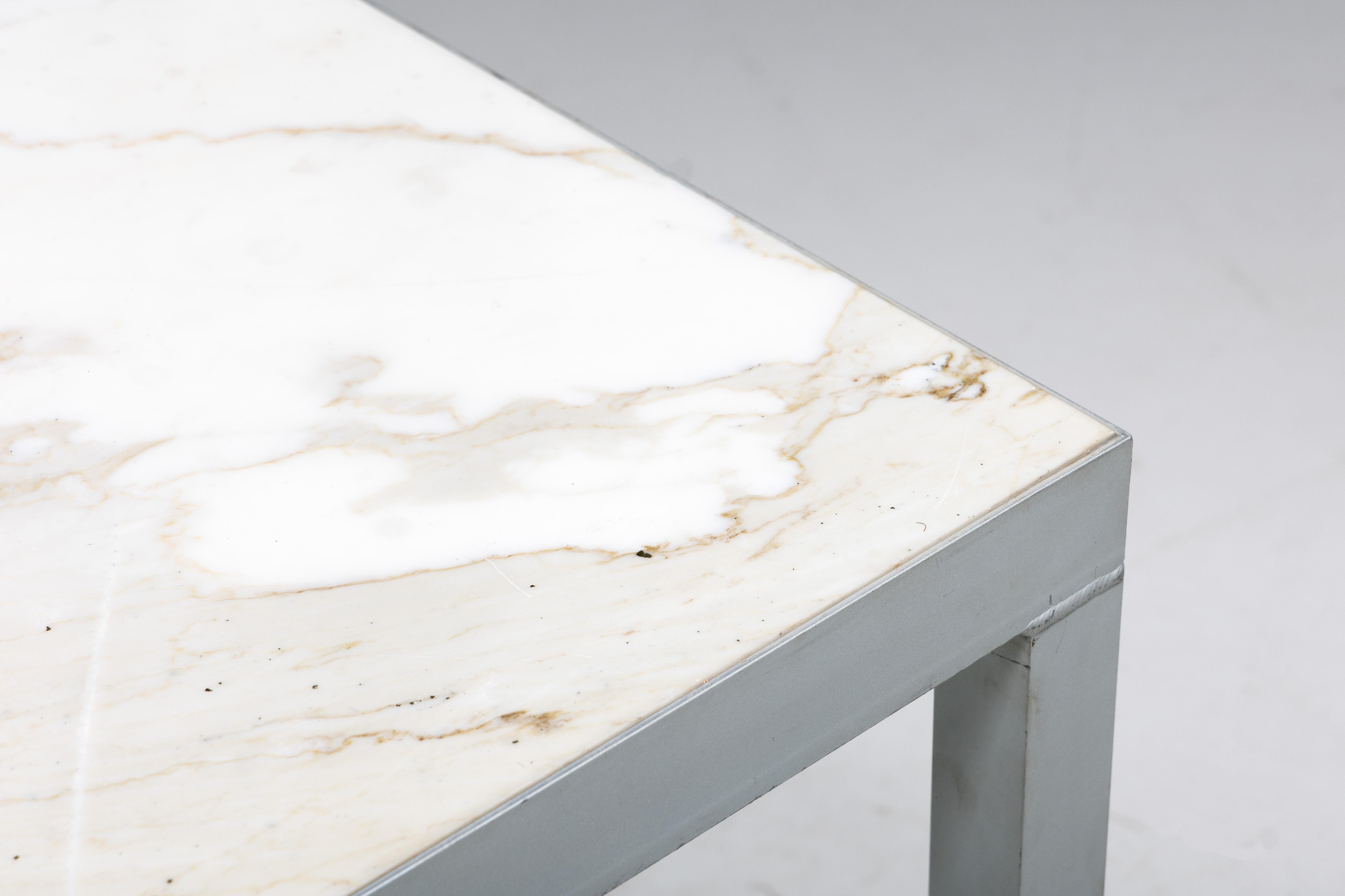 Carrara Marble Console Table by Philippe Starck, France, 1990s For Sale 9