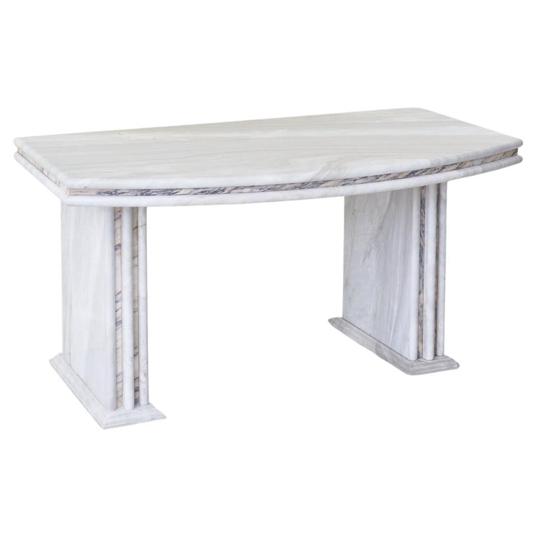 Carrara Marble Desk For Sale