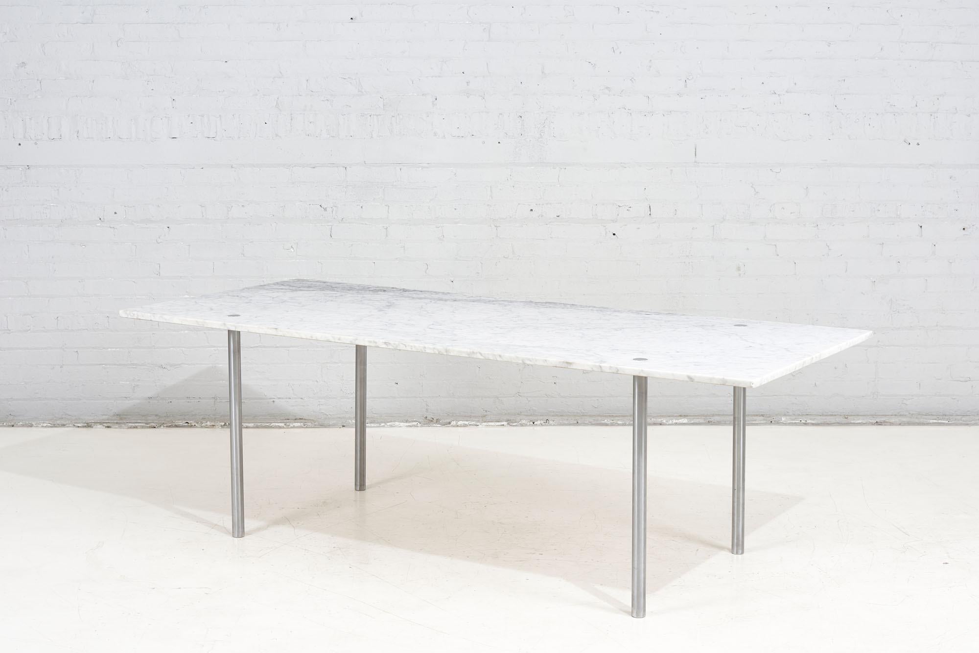 Mid-Century Modern Laverne Marble Dining Table by William Katavolos, Ross Littell & Douglas Kelly For Sale