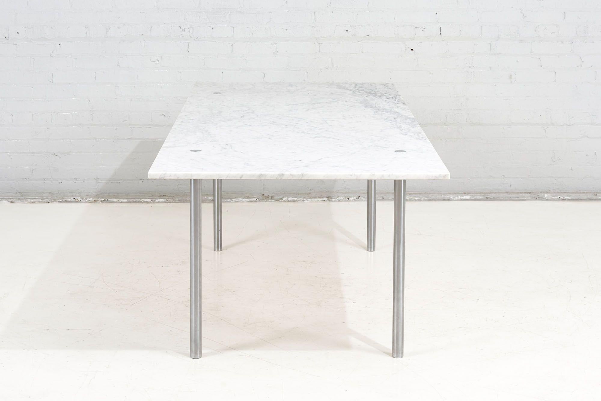 Mid-20th Century Laverne Marble Dining Table by William Katavolos, Ross Littell & Douglas Kelly For Sale