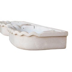 Limestone Classical Double Sink Basin