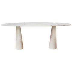 Carrara Marble Eros Console by Angelo Mangiarotti for Skipper from 1971