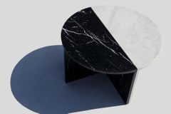 Carrara Marble "Fifty Circle" Coffee Table, Sebastian Scherer