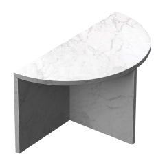 Couchtisch "Fifty Circle" aus Carrara-Marmor:: Sebastian Scherer