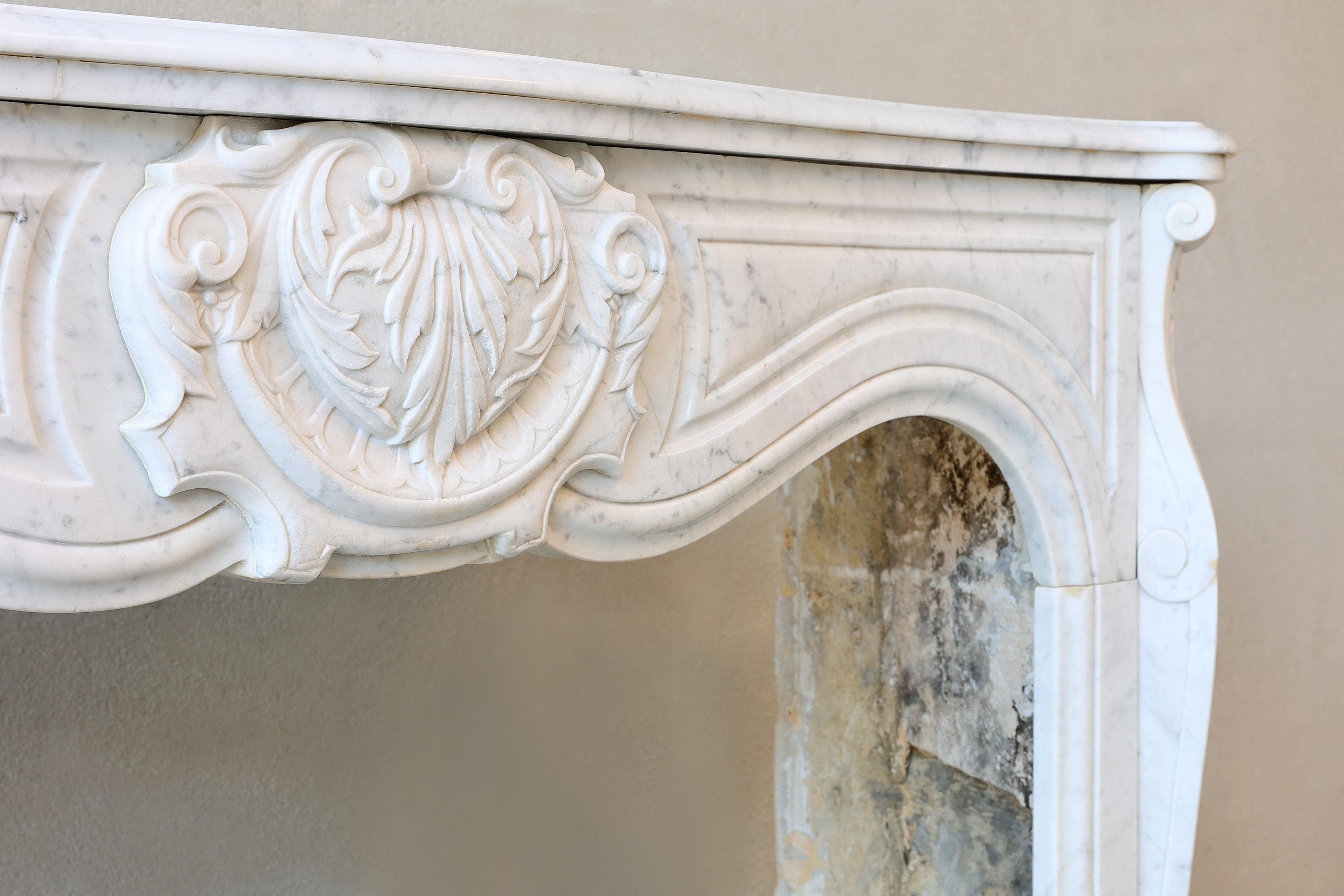 19th Century Antique Fireplace Mantel For Sale