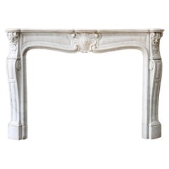 Antique marble fireplace