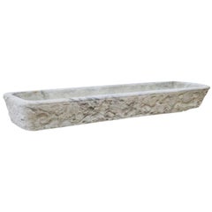 Carrara-Marble Fountain Basin, Italy, circa 1600-1620