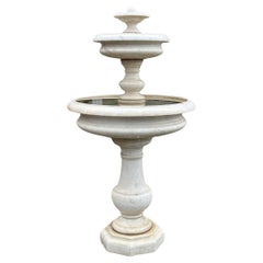 Antique Carrara Marble Fountain, Circa 1880