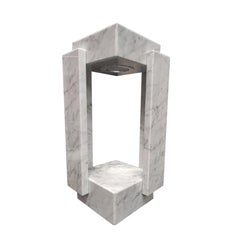 Lampe de luxe en marbre de Carrare fabriquée en Espagne, design de collection