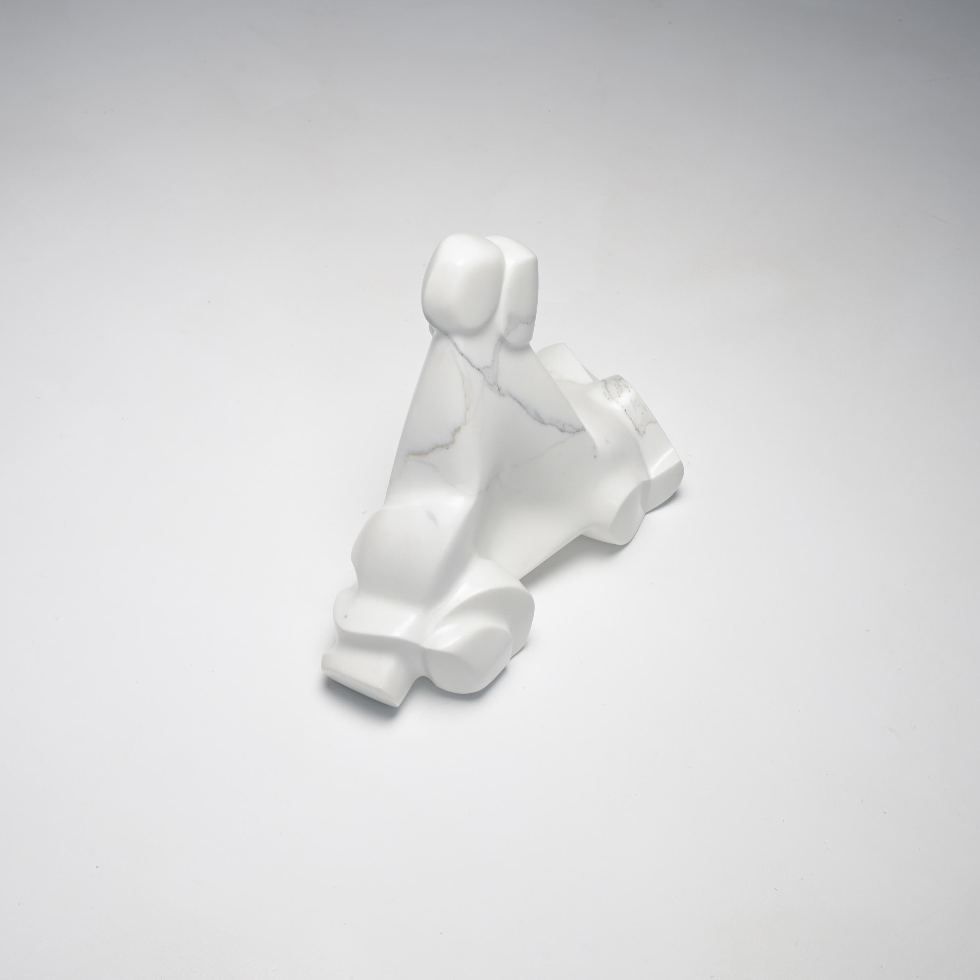 Carrara Marble Sculpture by Jan Keustermans For Sale 9