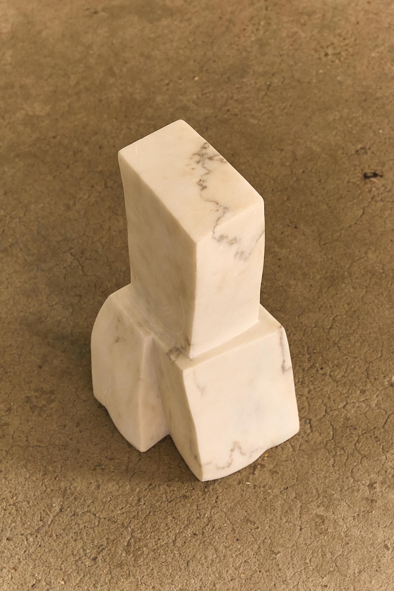 Italian Carrara Marble Sculpture For Sale
