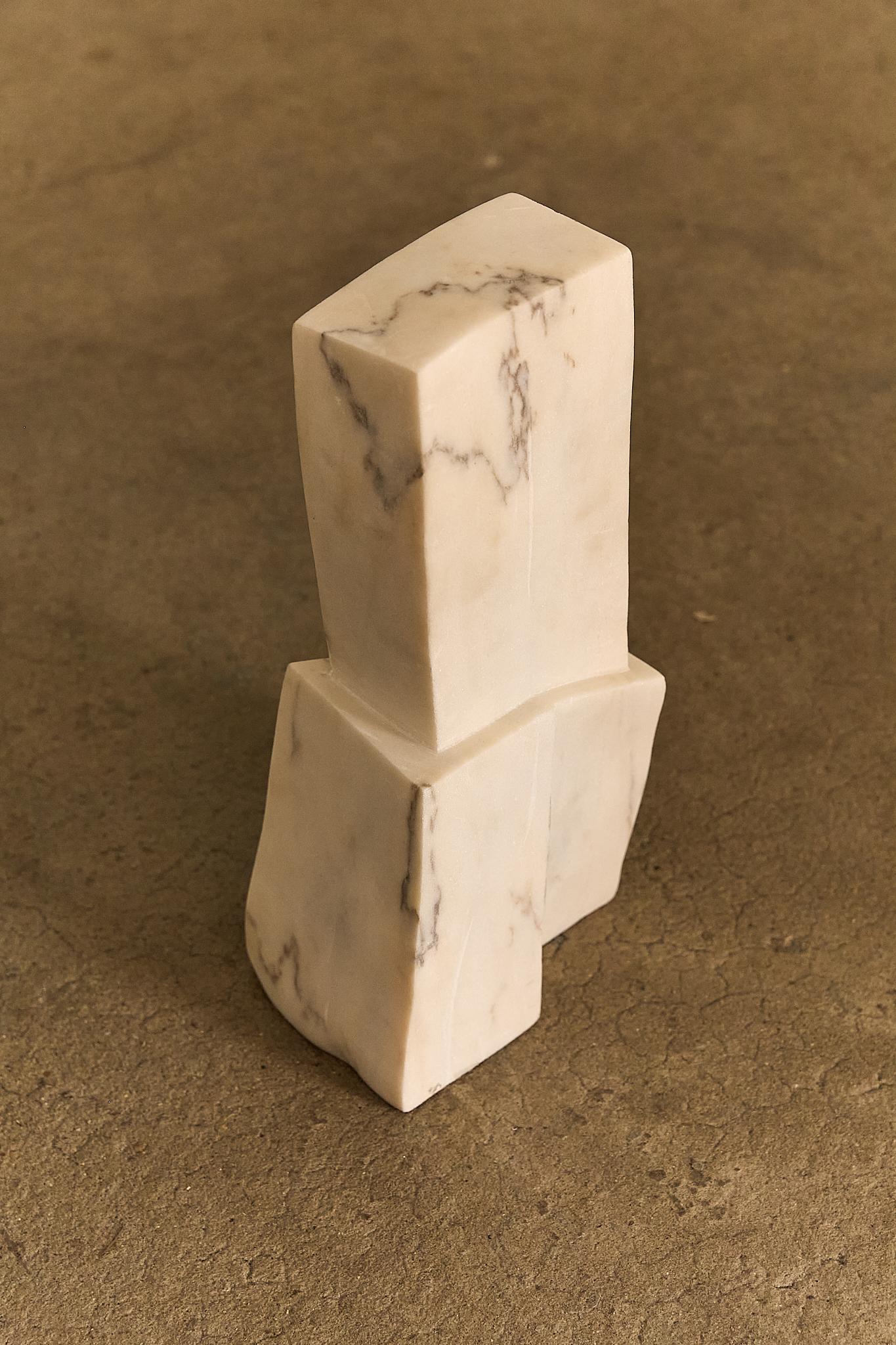 Late 20th Century Carrara Marble Sculpture For Sale