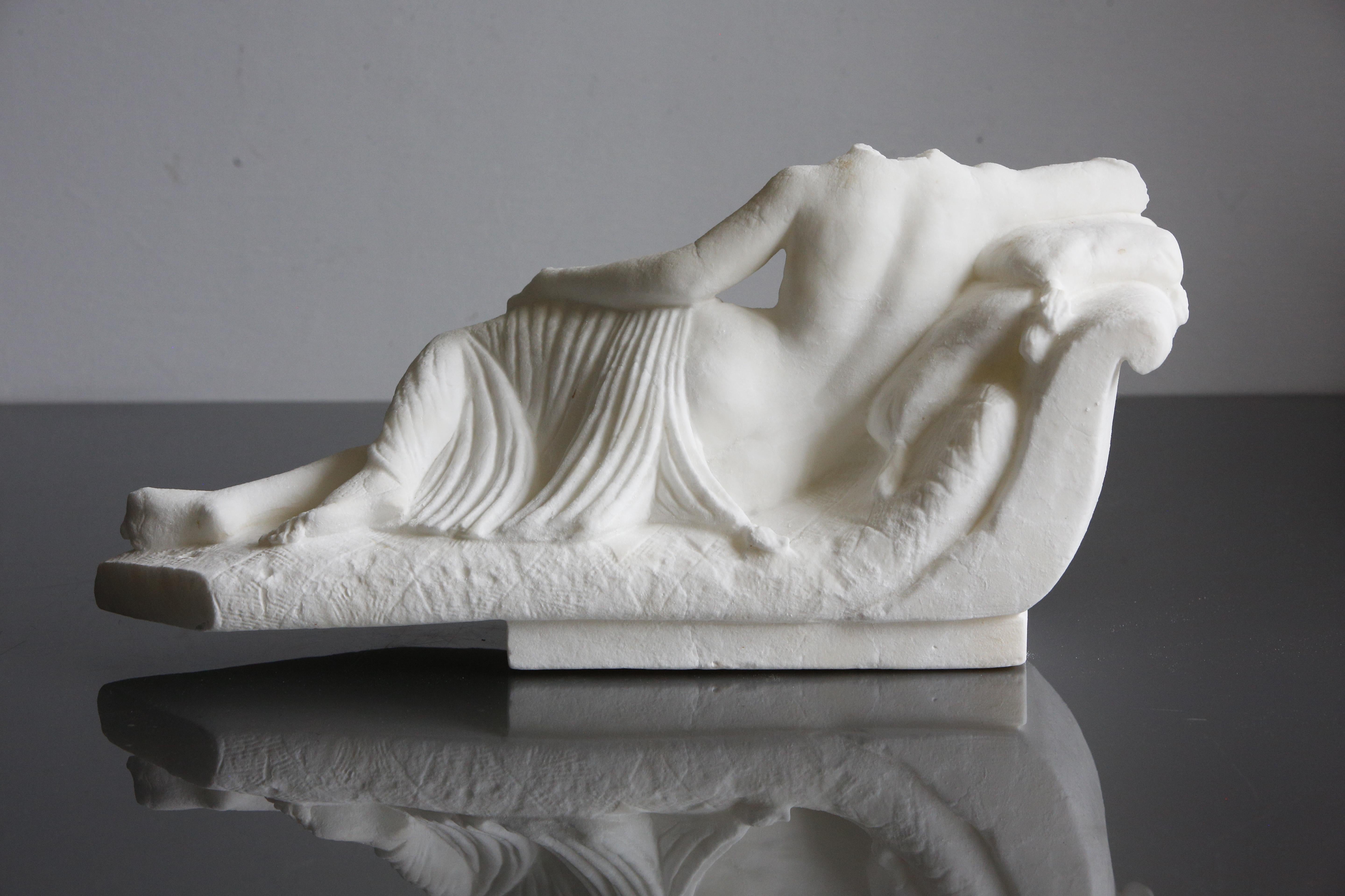 Sculpture en marbre de Carrare Pauline Bonaparte Venus Victrix Antonio Canova en vente 2