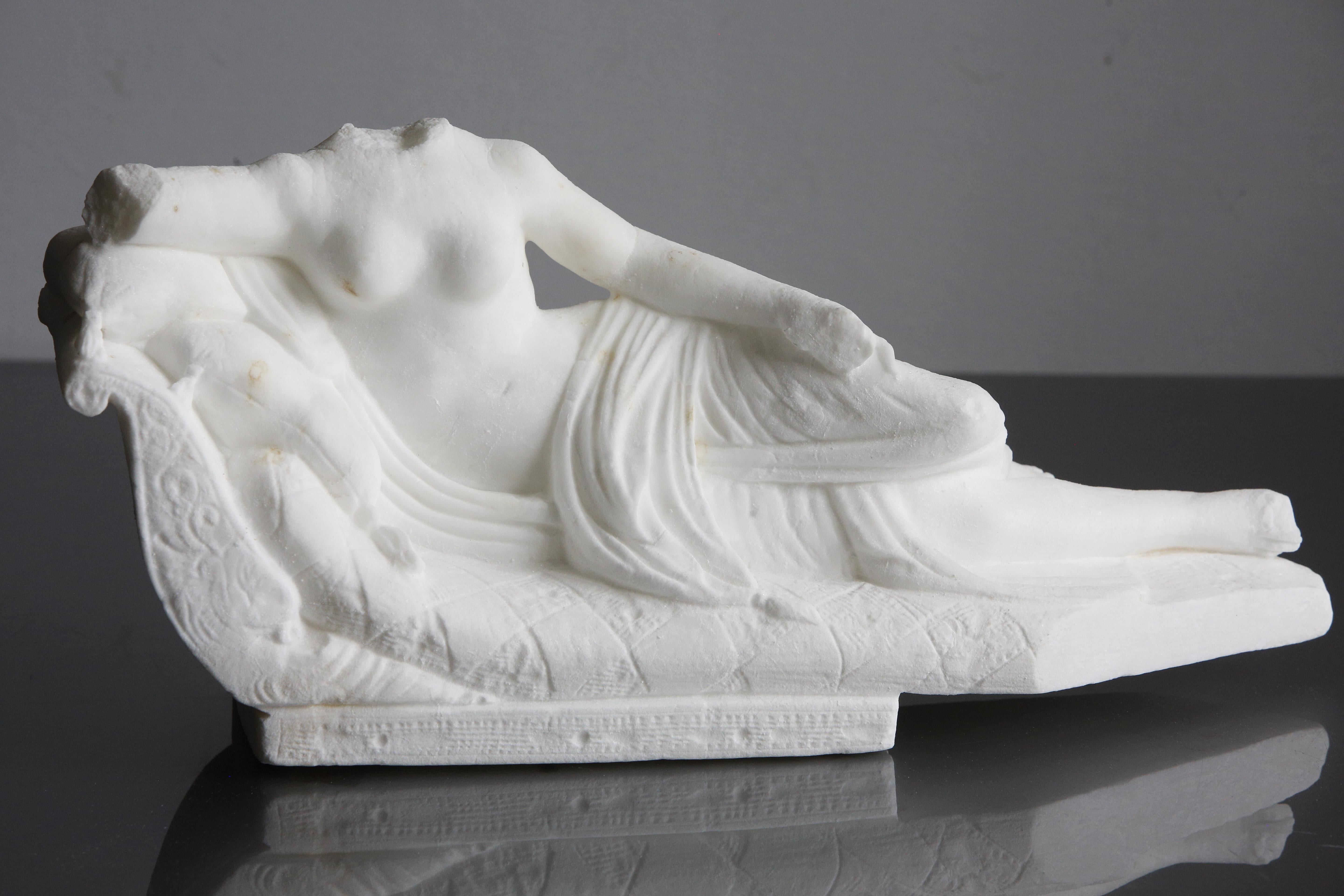 Sculpture en marbre de Carrare Pauline Bonaparte Venus Victrix Antonio Canova Bon état - En vente à Cheltenham, GB