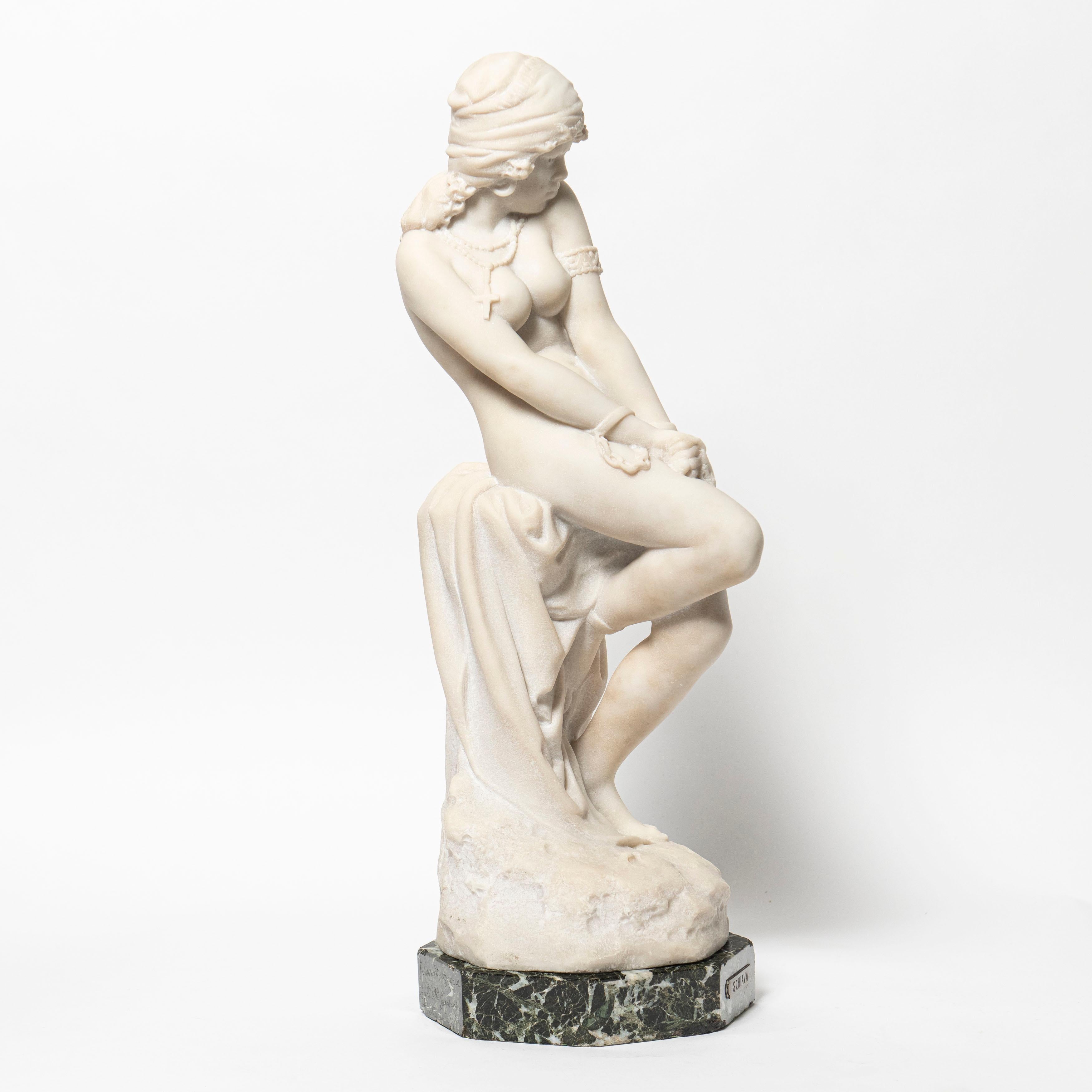 Carrara marble sculpture 