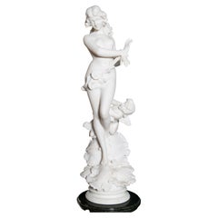 Carrara Marble Sculpture Signed A. Batacchi, Italy, Florence, Late 19th Century